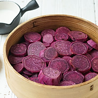 日食记 | 饺子皮紫薯饼的做法图解1
