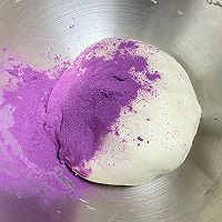 #春天的鲜味#浪漫紫薯馒头卷的做法图解4