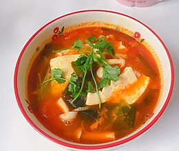 番茄豆腐菌菇汤的做法
