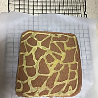 长颈鹿纹蛋糕的做法图解13