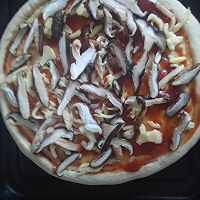 大虾香菇披萨的做法图解8