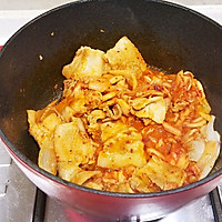 #经典日韩料理#泡菜五花肉的做法图解3