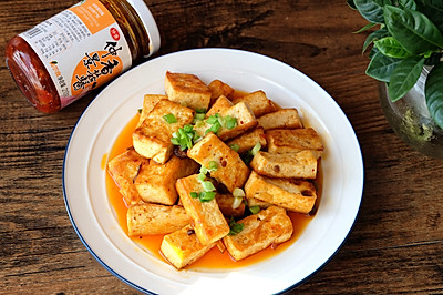 奥尔良香菇酱煎豆腐