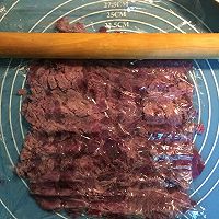 紫薯红豆沙月饼的做法图解6