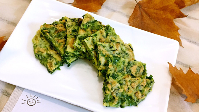 快手韭菜鸡蛋饼