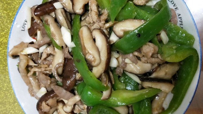 香菇炒肉丝