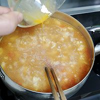 暖暖的西红市土豆鸡蛋疙瘩汤的做法图解11