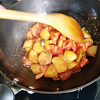 番茄炖牛腩土豆的做法图解4