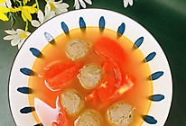 #解腻开胃就吃它#番茄牛筋丸汤的做法