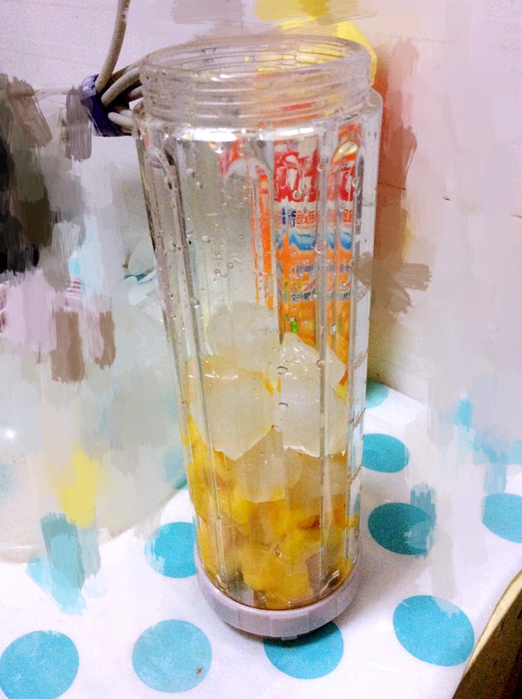 芒果酸奶的做法图解2