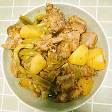 排骨土豆炖豆角