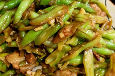 香香的豆角丝炒肉