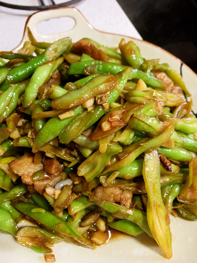 香香的豆角丝炒肉的做法