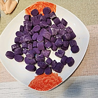 简单省时自制低糖紫薯粉南瓜粉版芋圆的做法图解7