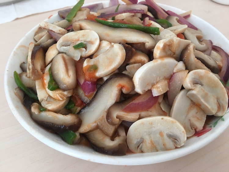 清炒香菇口蘑的做法