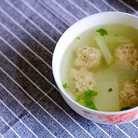 Q弹肉丸冬瓜汤—夏日里的清爽靓汤的做法图解10