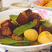 红烧肉烧豆角