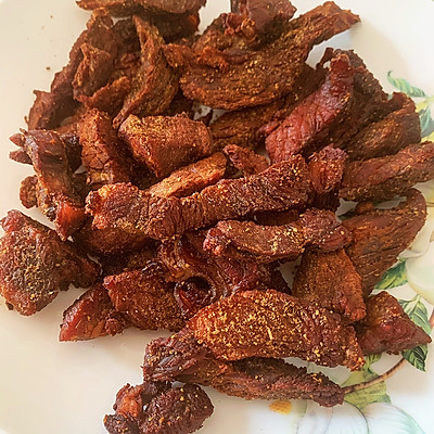 无油家庭版自制牛肉干