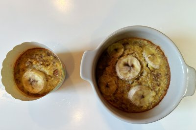 香蕉燕麦蛋糕 松饼 搅一搅超简单6