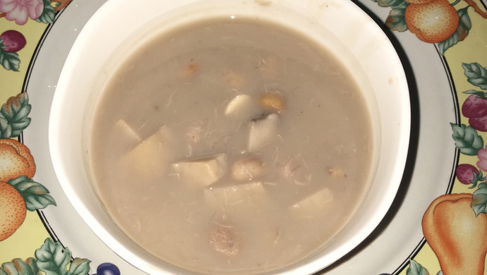 芋头蘑菇瘦肉汤 （3-4人份）