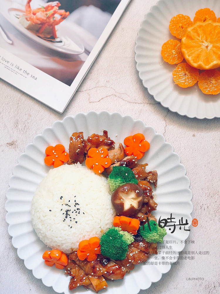 照烧鸡腿肉饭的做法