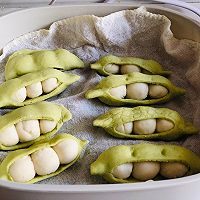 勾起宝宝食欲超可爱的豌豆荚馒头好吃又好看的做法图解12