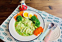 #快手又营养，我家的冬日必备菜品#西兰花面，营养又美味的做法