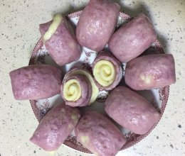 紫薯奶香卷-婴儿辅食的做法