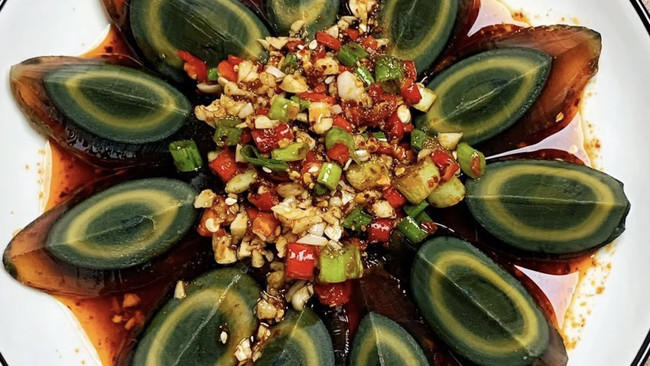 凉拌松花蛋的做法