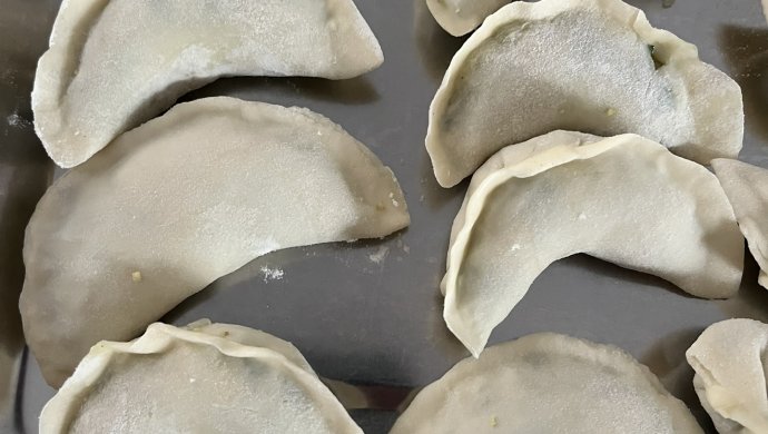 素饺子（韭菜粉条鸡蛋豆腐馅）