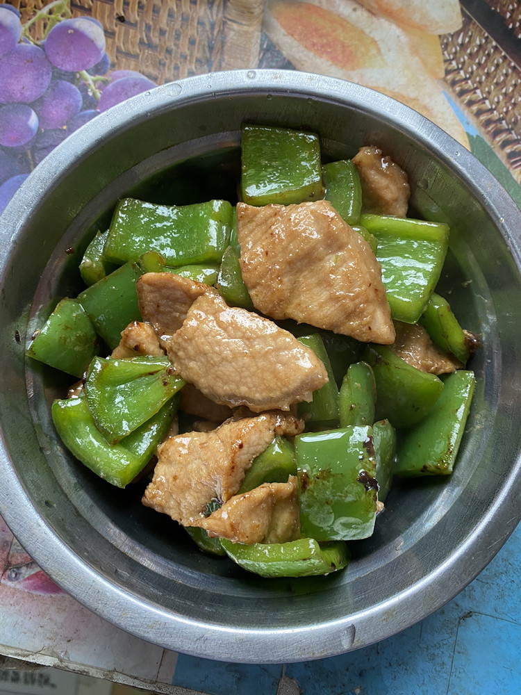 青椒肉片的做法