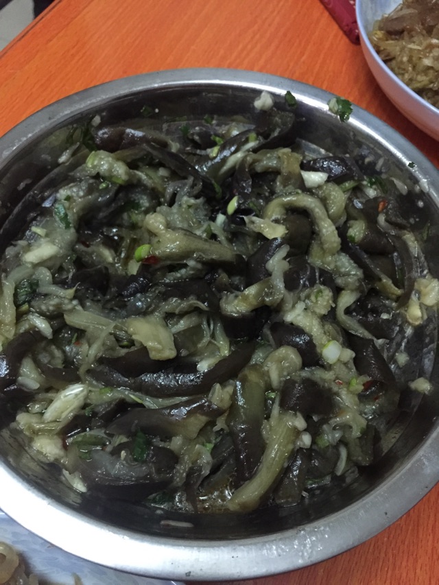 蒜茄子的做法图解3