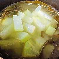 100道减肥—9道蛋丝冬瓜海带汤的做法图解10