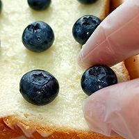 简易早餐蓝莓吐司#米饭最强CP#的做法图解6