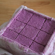 紫薯双色松糕