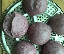 紫薯红豆包的做法