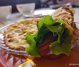 鸡蛋灌饼（电饼铛版）的做法