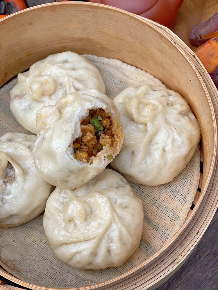 烧烤味豆腐包的做法