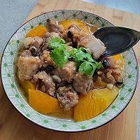 豉香排骨蒸南瓜的做法图解7
