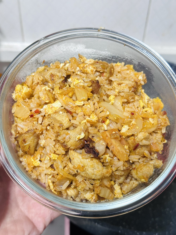 韩式泡菜炒饭的做法