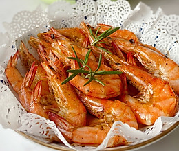 #夏日开胃餐#黑胡椒烤虾的做法