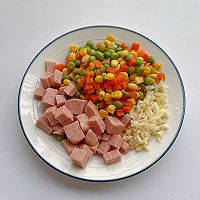 #中小学生做饭指南#午餐肉炒时蔬粒的做法图解1
