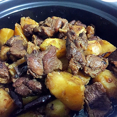 塔吉锅版羊肉炖土豆