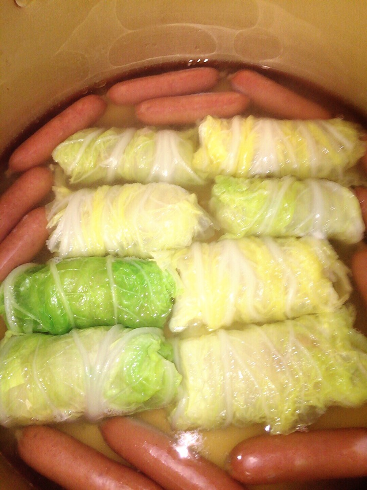 白菜肉卷的做法图解9