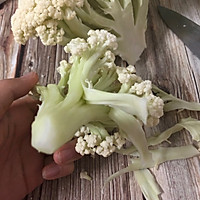 清炒白菜花的做法图解2