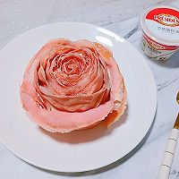 #享时光浪漫 品爱意鲜醇#玫瑰花千层蛋糕的做法图解13