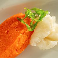 【营养辅食】清蒸挪威北极鳕鱼胡萝卜泥的做法图解2