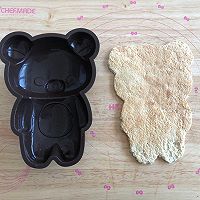 来自金龙鱼七夕节直播的灵感～做个小熊巧克力慕斯蛋糕：的做法图解12