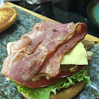 百福芝士鸡腿培根堡的做法图解5