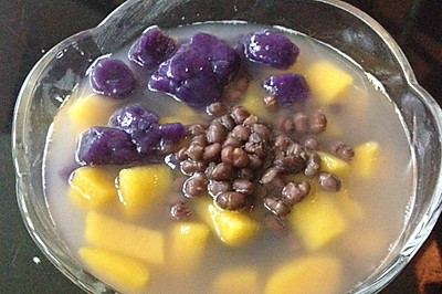 红豆地瓜紫薯芋圆